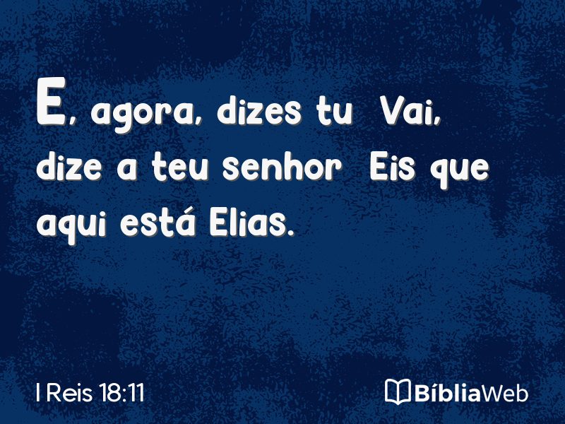 I Reis 18:11 em imagem para compartilhar