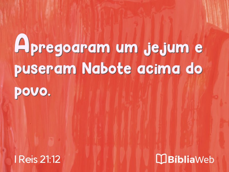 I Reis 21:12 em imagem para compartilhar