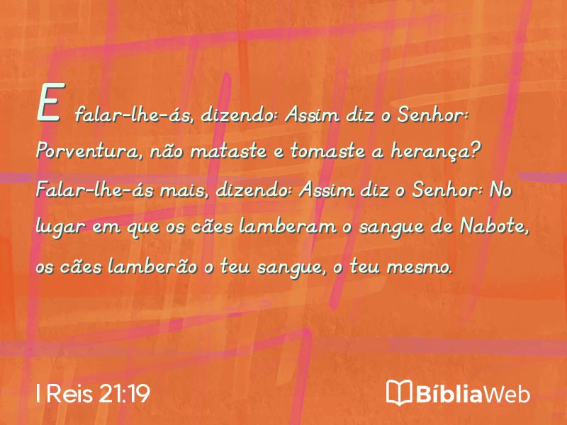 I Reis 21:19 em imagem para compartilhar
