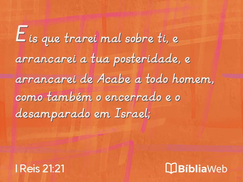 I Reis 21:21 em imagem para compartilhar