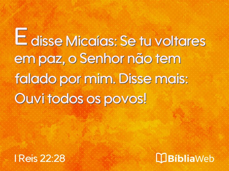 I Reis 22:28 em imagem para compartilhar