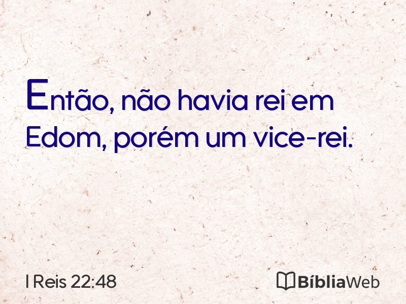 I Reis 22:48 em imagem para compartilhar
