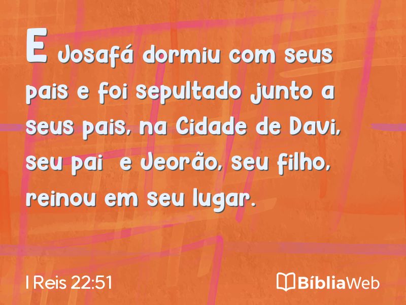 I Reis 22:51 em imagem para compartilhar