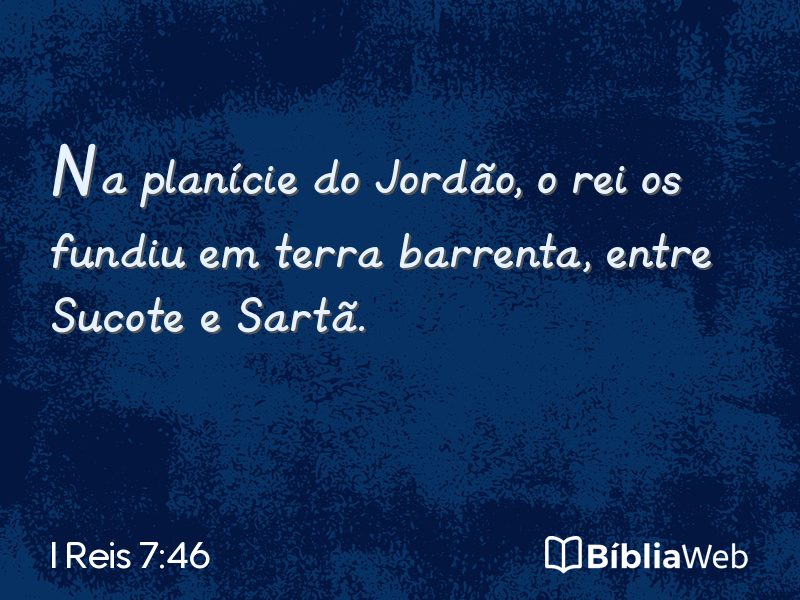 I Reis 7:46 em imagem para compartilhar