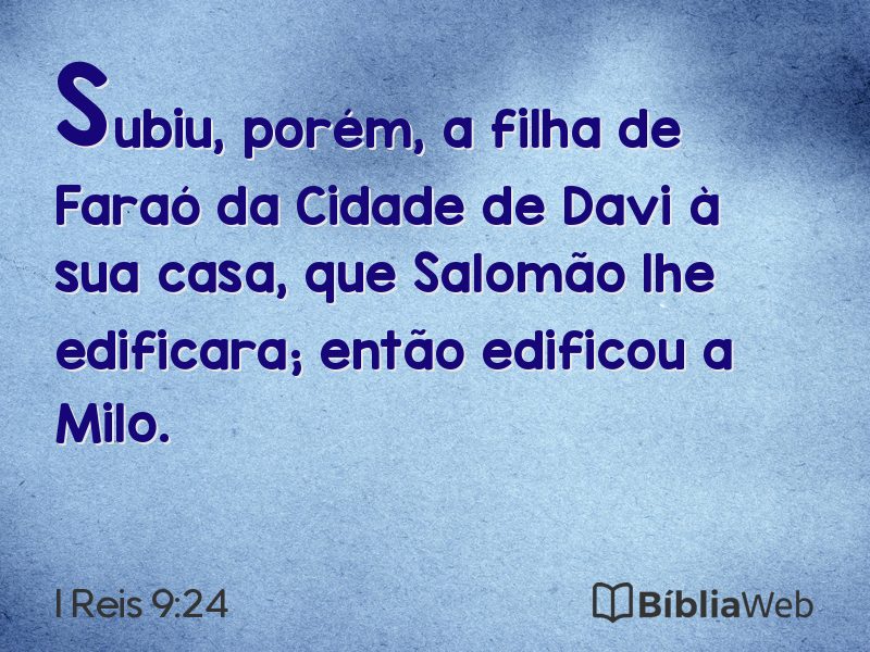 I Reis 9:24 em imagem para compartilhar