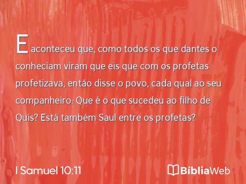I Samuel 10:11 em imagem para compartilhar