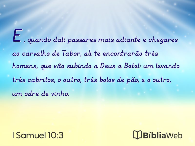 I Samuel 10:3 em imagem para compartilhar