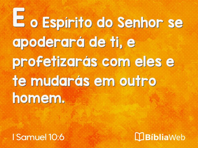 I Samuel 10:6 em imagem para compartilhar