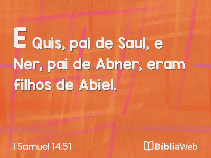I Samuel 14:51 em imagem para compartilhar