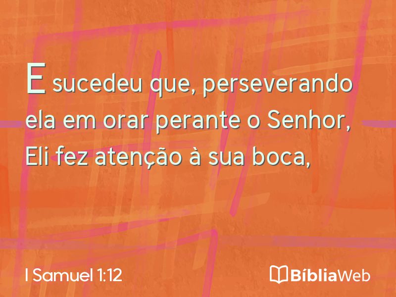 I Samuel 1:12 em imagem para compartilhar