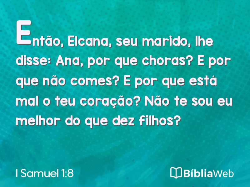 I Samuel 1:8 em imagem para compartilhar