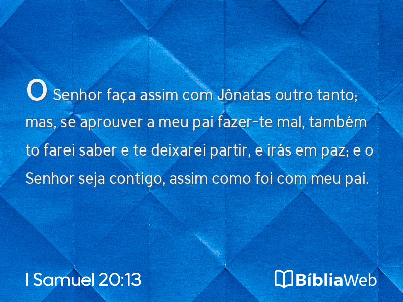 I Samuel 20:13 em imagem para compartilhar