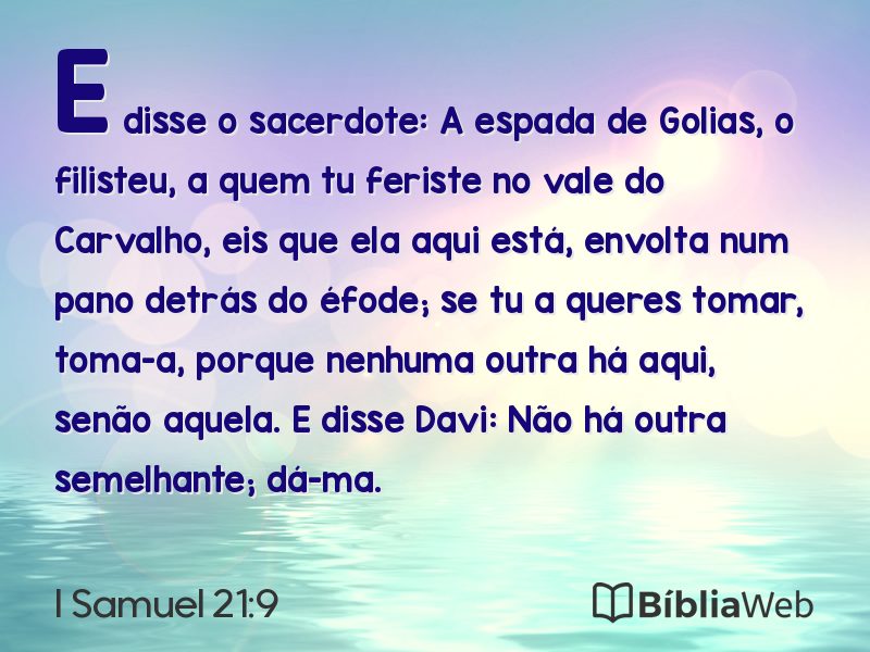 I Samuel 21:9 em imagem para compartilhar