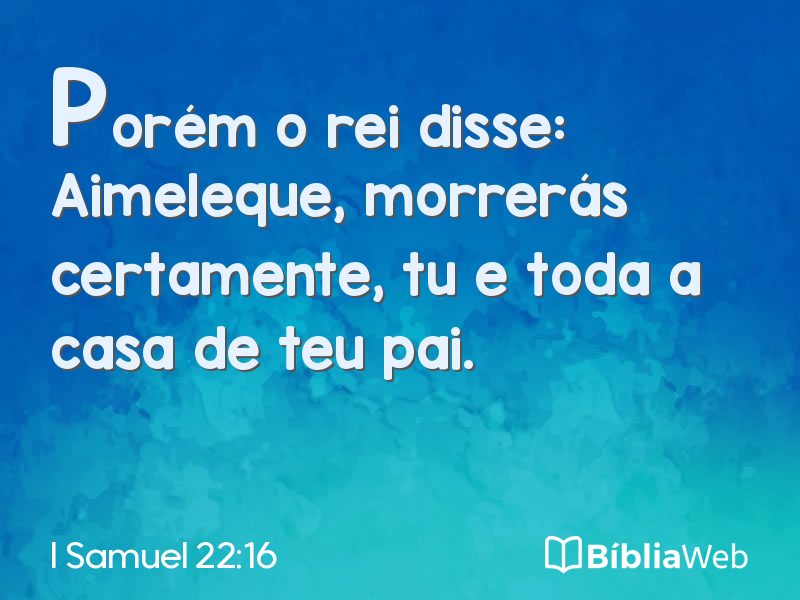 I Samuel 22:16 em imagem para compartilhar