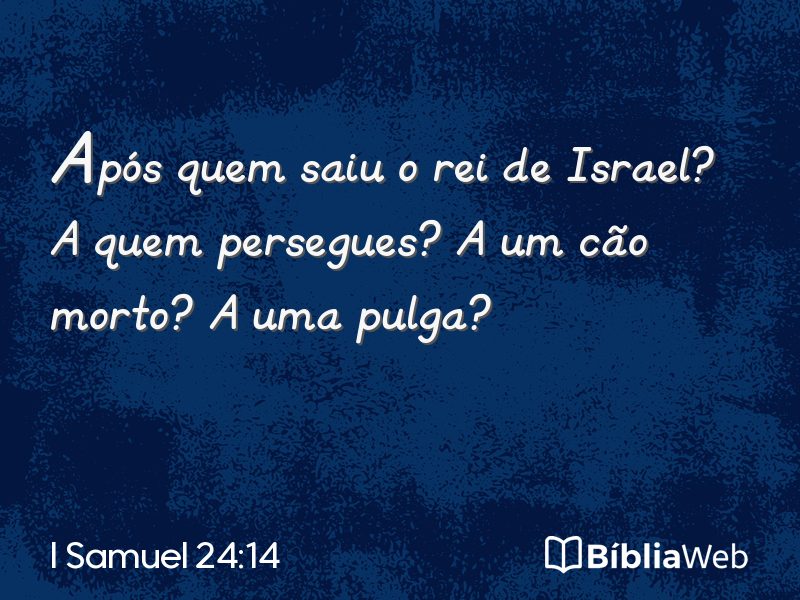 I Samuel 24:14 em imagem para compartilhar