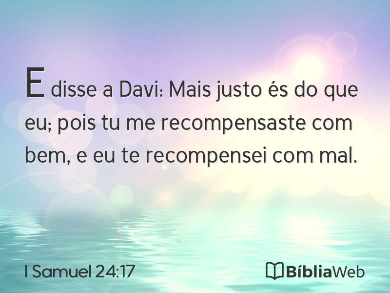 I Samuel 24:17 em imagem para compartilhar