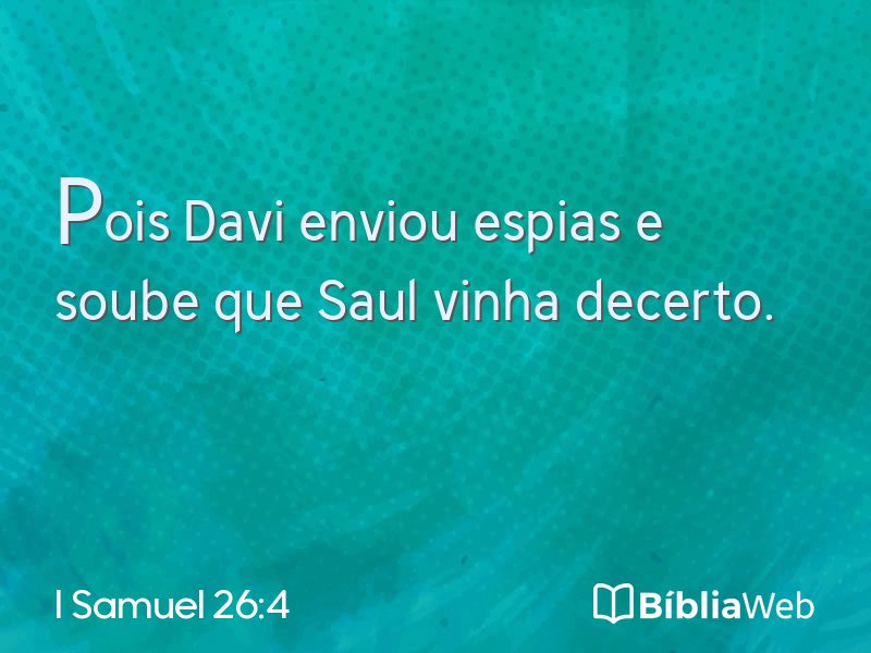 I Samuel 26:4 em imagem para compartilhar