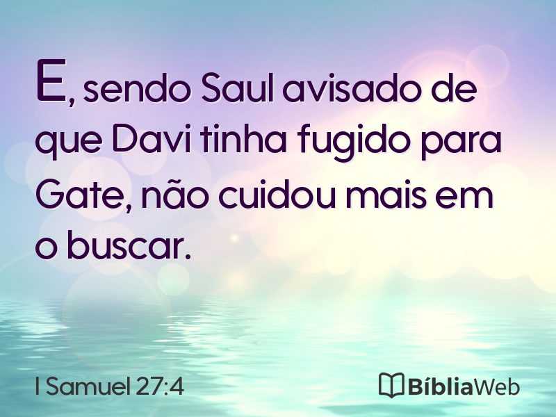 I Samuel 27:4 em imagem para compartilhar