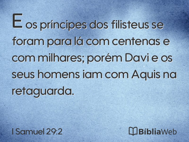 I Samuel 29:2 em imagem para compartilhar