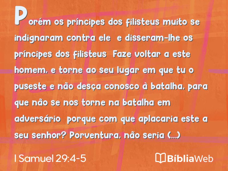 I Samuel 29:4-5 em imagem para compartilhar