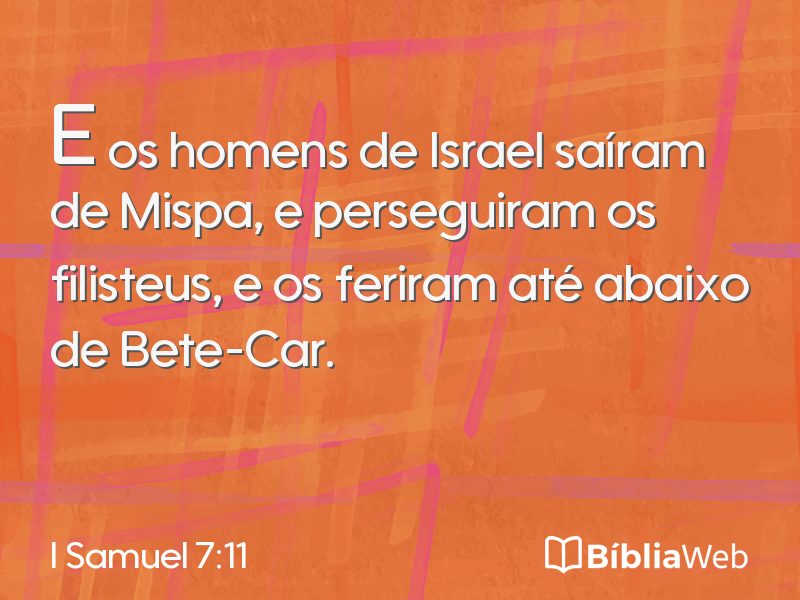 I Samuel 7:11 em imagem para compartilhar