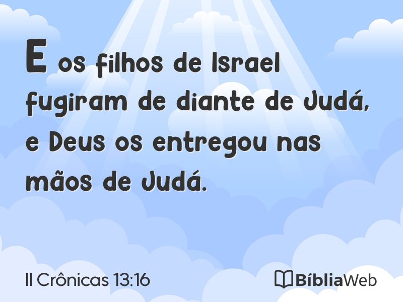 II Crônicas 13:16 em imagem para compartilhar