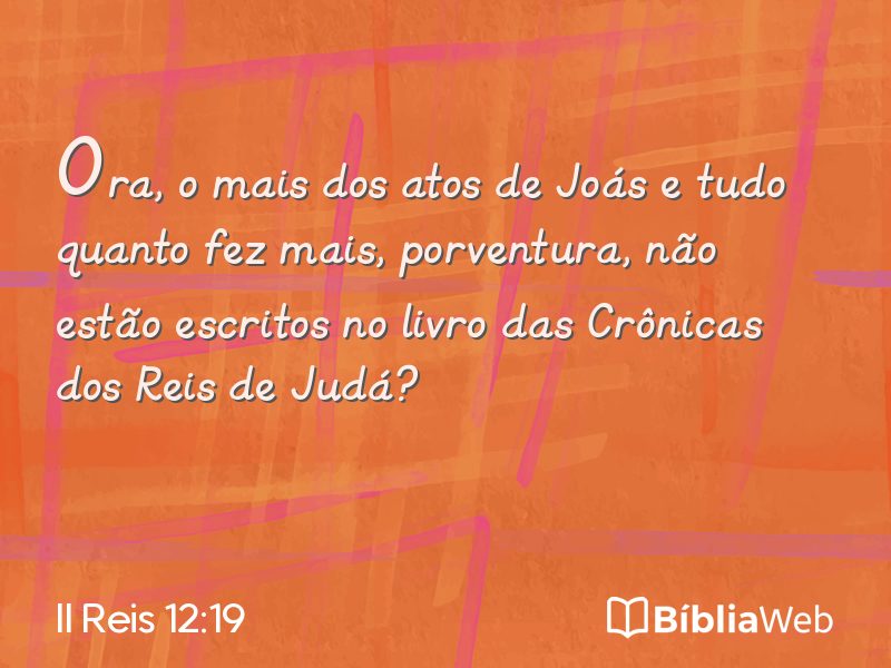 II Reis 12:19 em imagem para compartilhar