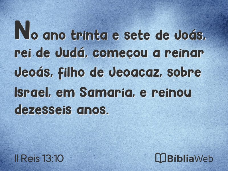 II Reis 13:10 em imagem para compartilhar