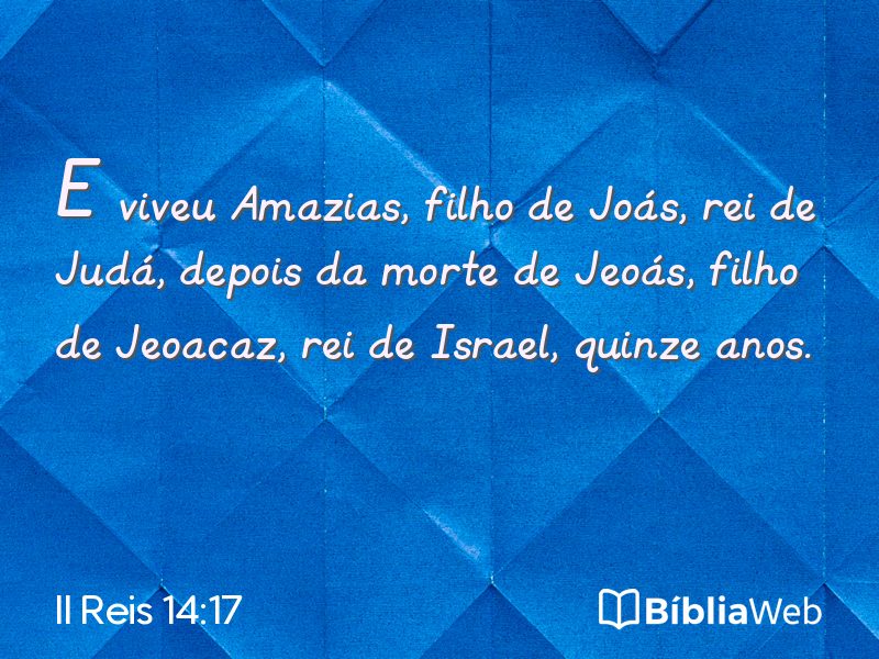II Reis 14:17 em imagem para compartilhar