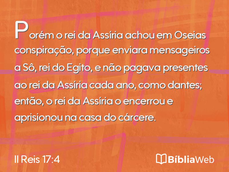 II Reis 17:4 em imagem para compartilhar