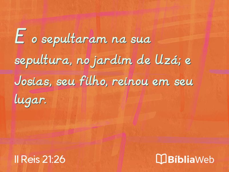 II Reis 21:26 em imagem para compartilhar