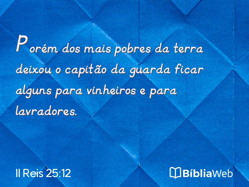 II Reis 25:12 em imagem para compartilhar