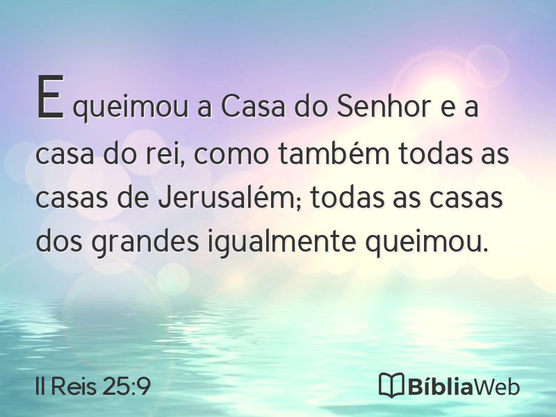 II Reis 25:9 em imagem para compartilhar
