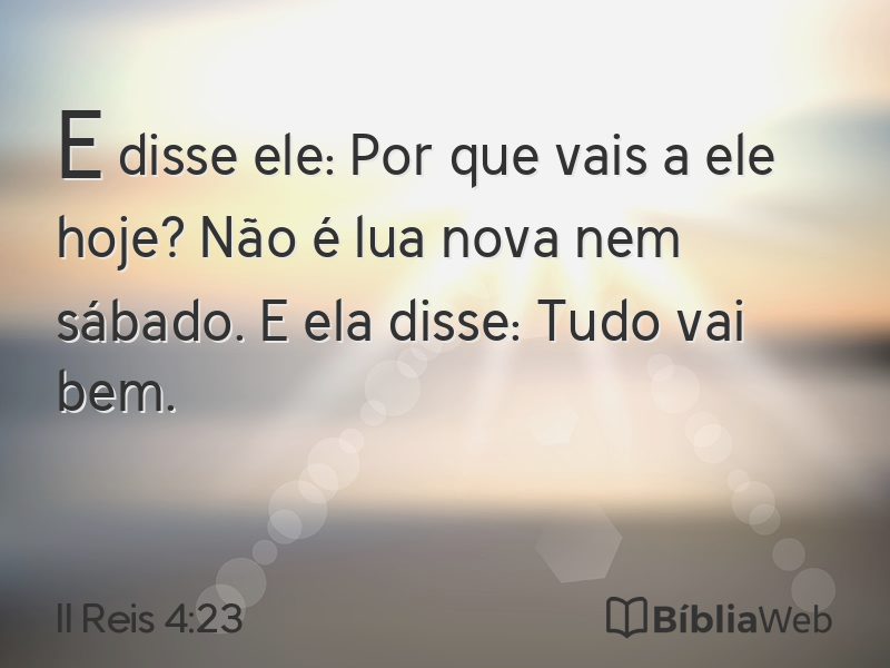 II Reis 4:23 em imagem para compartilhar
