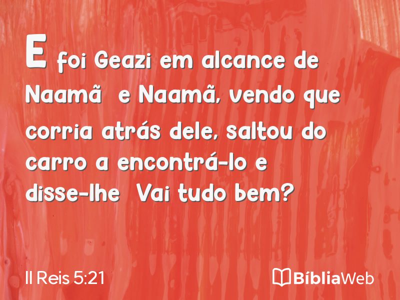 II Reis 5:21 em imagem para compartilhar