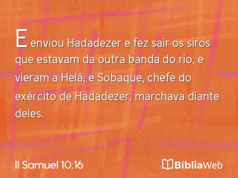 II Samuel 10:16 em imagem para compartilhar