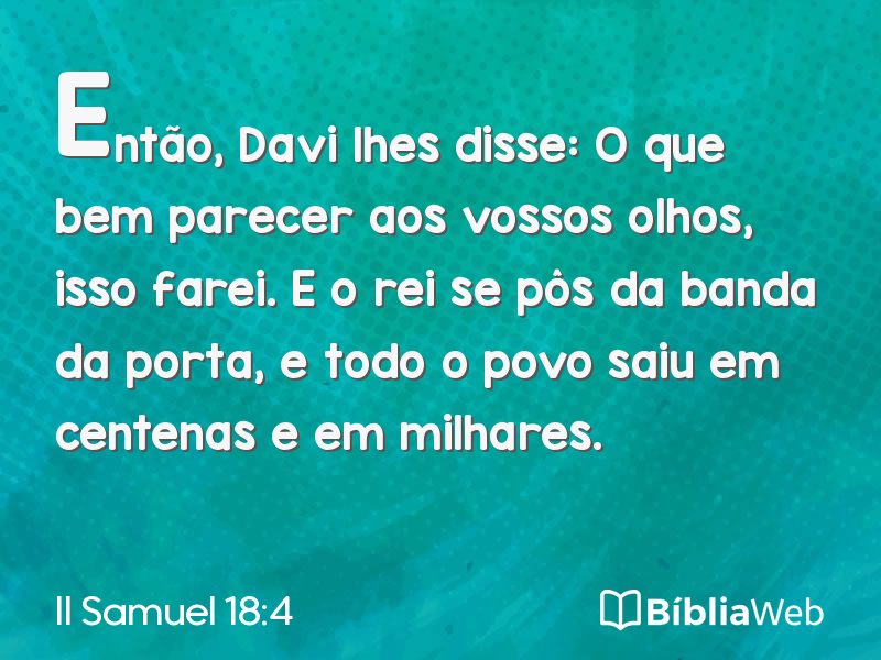 II Samuel 18:4 em imagem para compartilhar