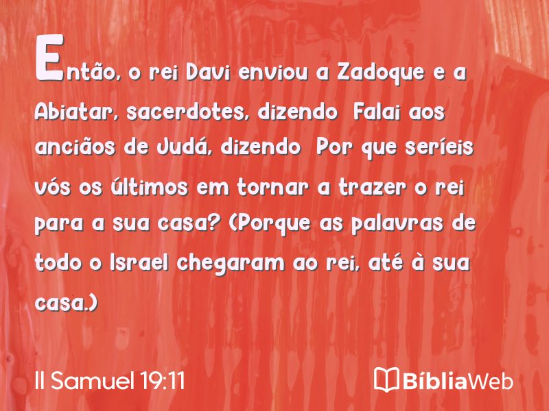 II Samuel 19:11 em imagem para compartilhar