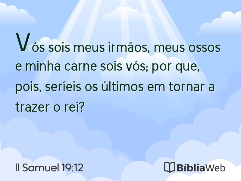 II Samuel 19:12 em imagem para compartilhar