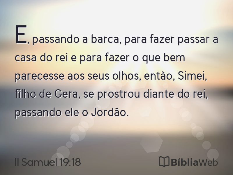 II Samuel 19:18 em imagem para compartilhar
