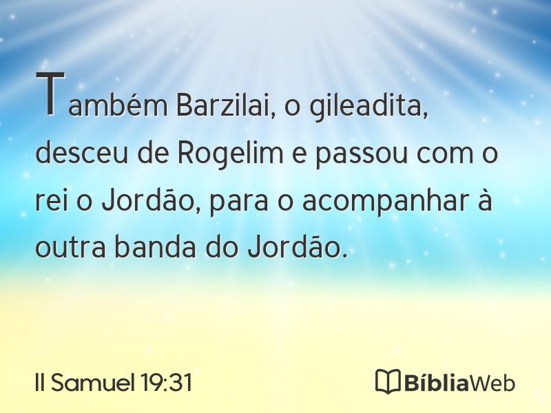 II Samuel 19:31 em imagem para compartilhar