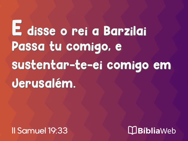 II Samuel 19:33 em imagem para compartilhar