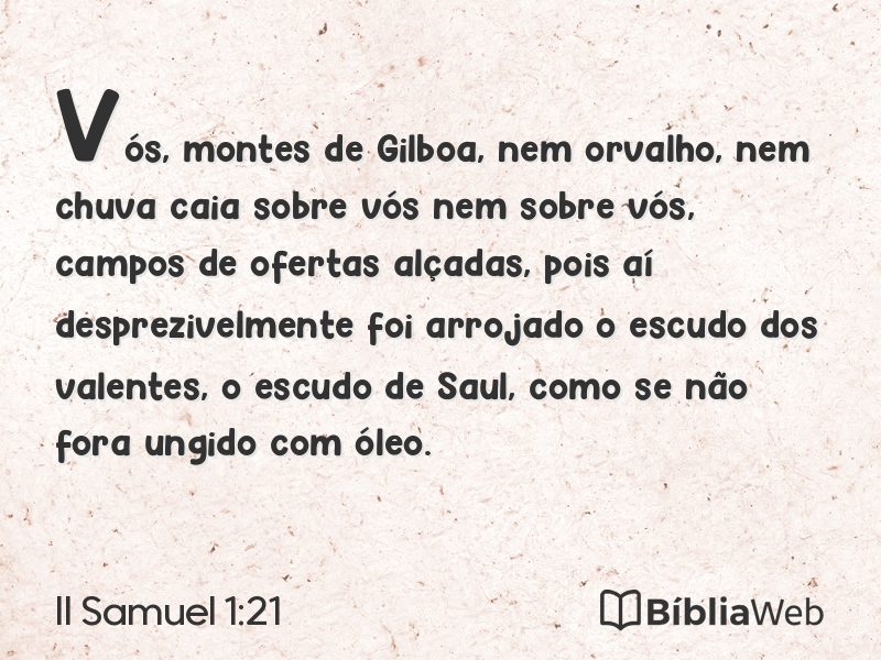 II Samuel 1:21 em imagem para compartilhar