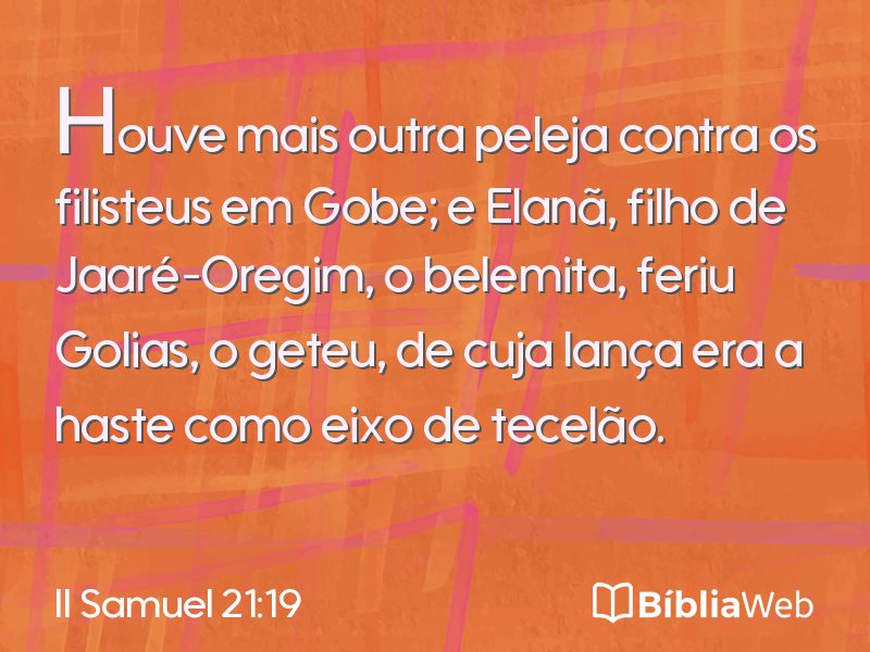 II Samuel 21:19 em imagem para compartilhar