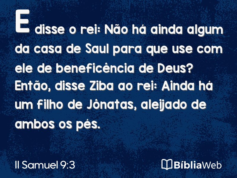 II Samuel 9:3 em imagem para compartilhar