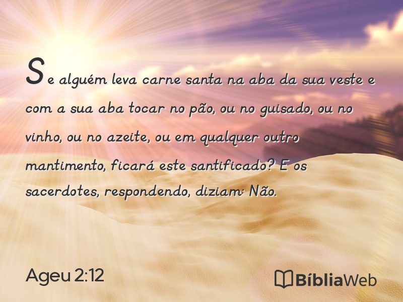 Ageu 2:12 em imagem para compartilhar