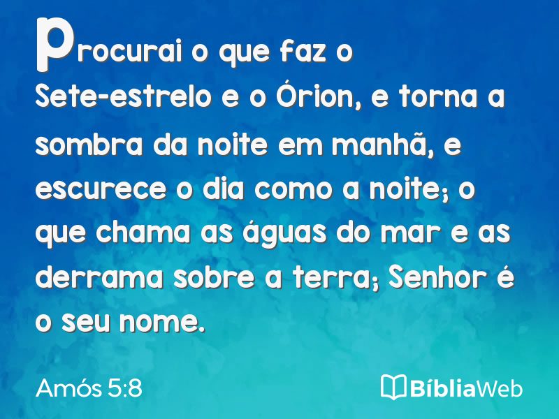Amós 5:8 em imagem para compartilhar