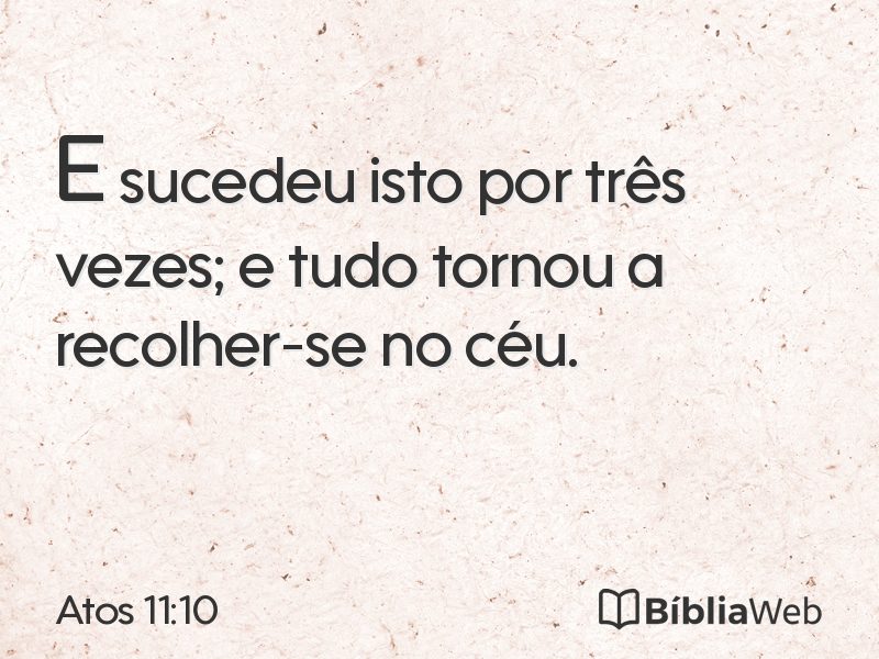 Atos 11:10 em imagem para compartilhar