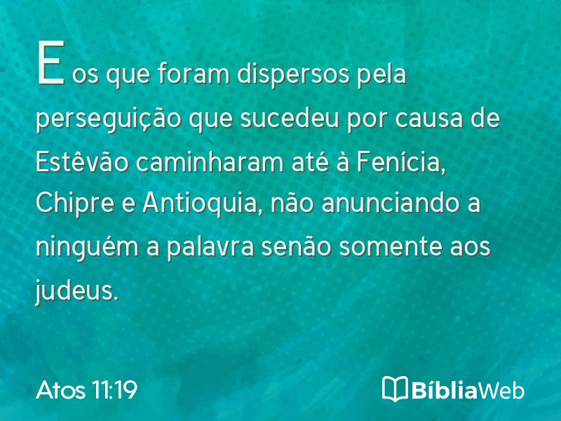 Atos 11:19 em imagem para compartilhar
