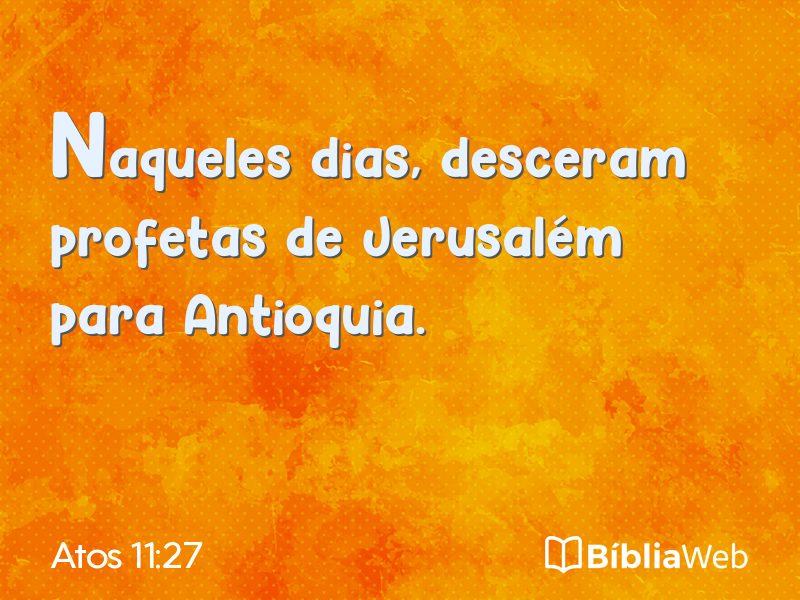 Atos 11:27 em imagem para compartilhar